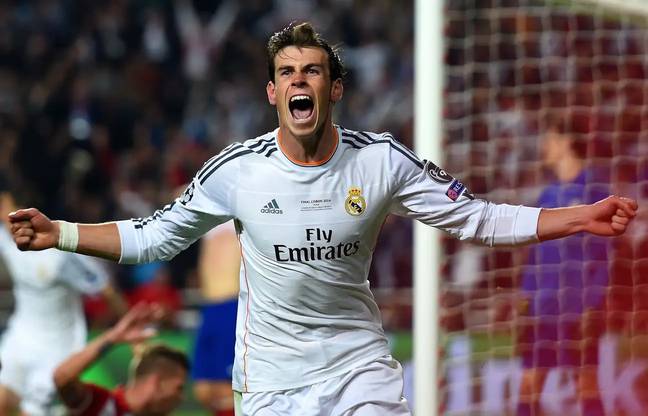 Bale celebrates. Image: PA Images