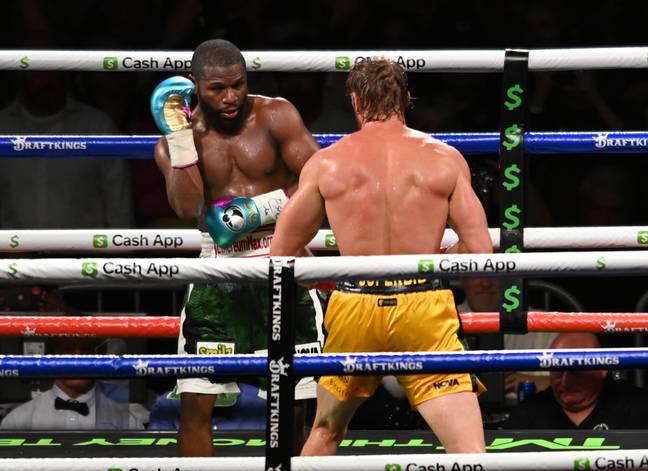 Mayweather last fought Logan Paul in an exhibition fight in June (Image: PA)