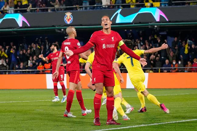 Van Dijk was not so happy after Villarreal's goal.  Image: PA Images