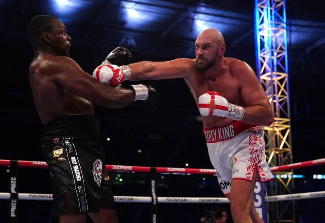 Fury announced his retirement after beating Whyte in April (Image: PA)