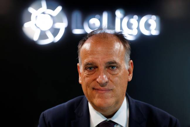 La Liga chairman Javier Tebas has questioned how PSG could offer Mbappe such a lucrative contract.  (Image: PA)