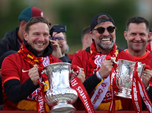 Liverpool held an open-top bus parade through the city on Sunday (Image: PA)