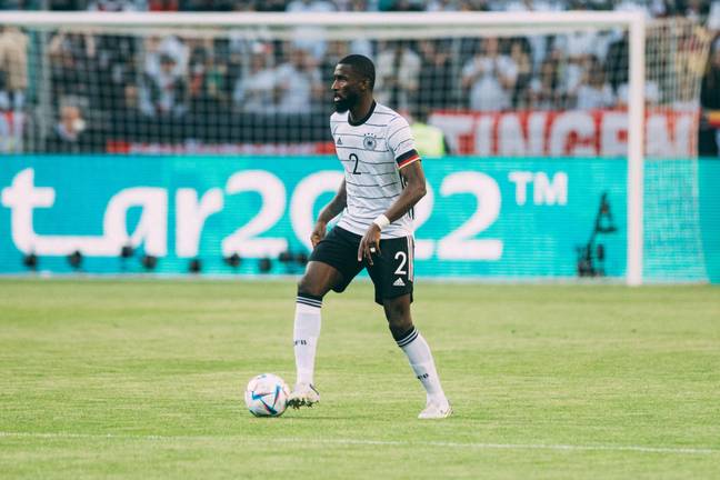 Antonio Rudiger in action for Germany in the Nations League against Italy. (Alamy)