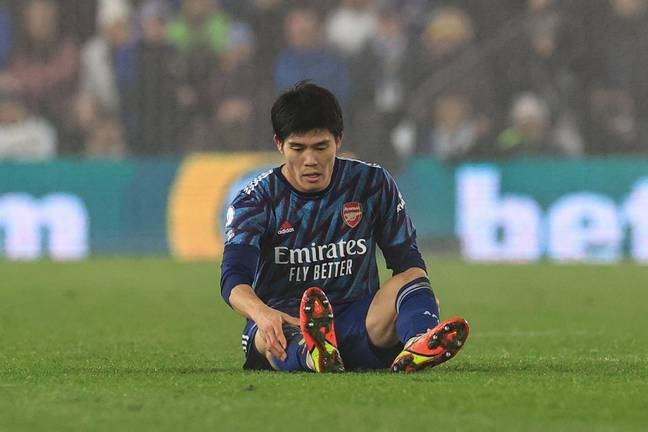 Tomiyasu suffered a number of injury problems last season
