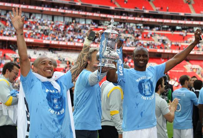 The pair played together during their time at the Etihad (Image: Alamy)