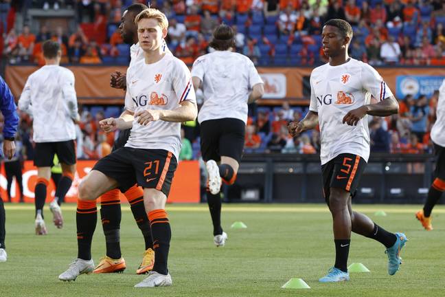 Malacia has the same agent as Netherlands teammate Frenkie de Jong (Image: Alamy)