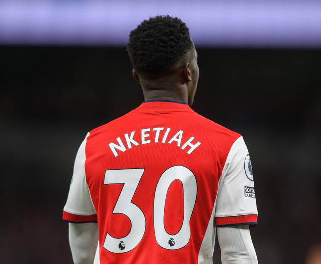 Nketiah will take the number 14 for next season.