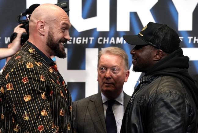Whyte and Fury will fight at Wembley on Saturday (Image: PA)
