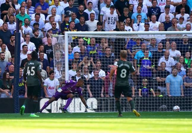 Salisu's comedy own goal put Tottenham 3-1 ahead against Southampton (Image: Alamy)