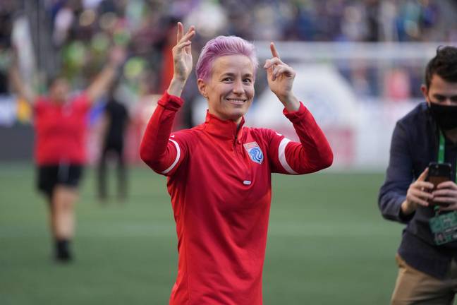Rapinoe isn't one to hide her thoughts. Image: Alamy