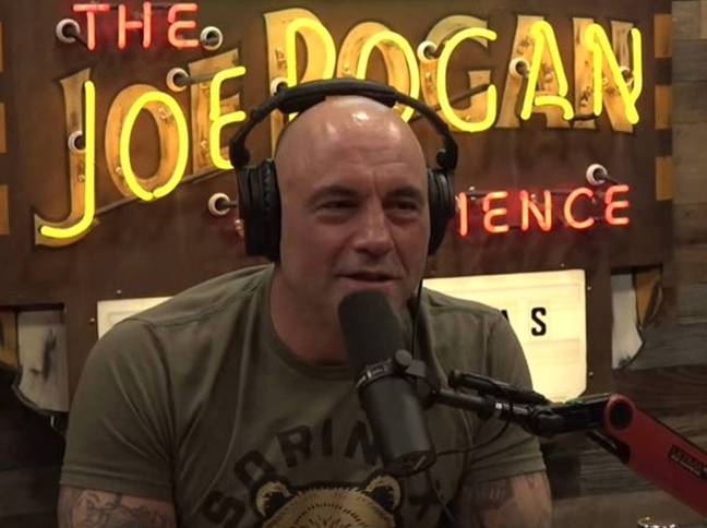 Rogan has been criticised about the content on his podcast (Image: YouTube/JRE)