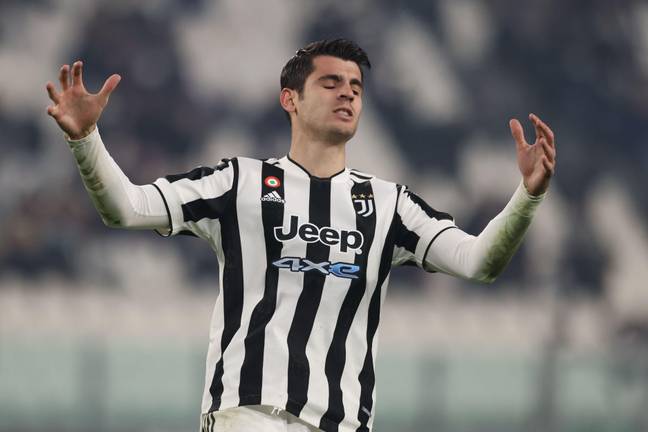 Morata is said to be unhappy in Turin and is seeking a move back to Spain (Image: Alamy)