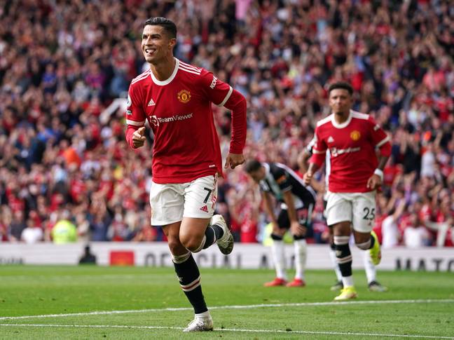 Cristiano Ronaldo scored twice for Manchester United on his second debut for the club at the weekend