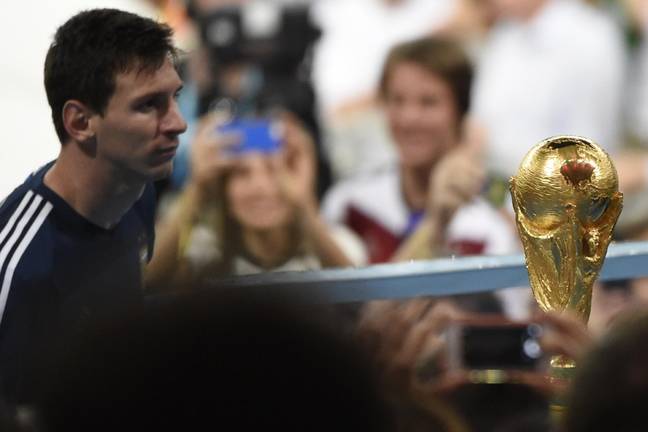 Messi has never won the World Cup, finishing as runner-up with Argentina in 2014 (Image: Alamy)