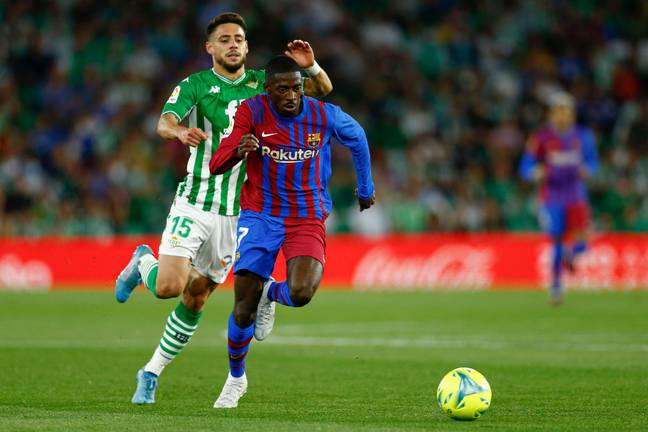 Dembele has been in superb form in recent months. Image: PA Images