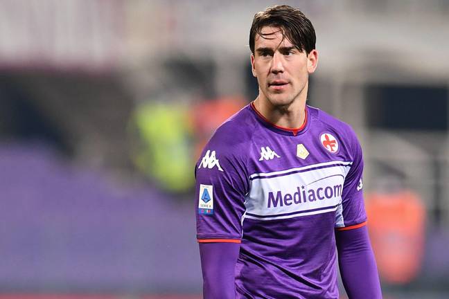 Vlahovic has been strongly linked with a move to Juventus (Image: Alamy)