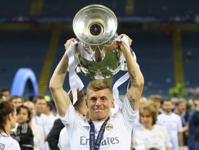 Toni Kroos has won the Champions League three times and La Liga twice with Real Madrid (Image credit: PA)