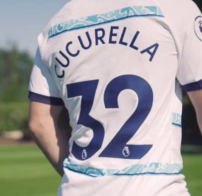 Chelsea 'confirmed' Marc Cucurella's squad number in a now deleted video. (Chelsea FC)