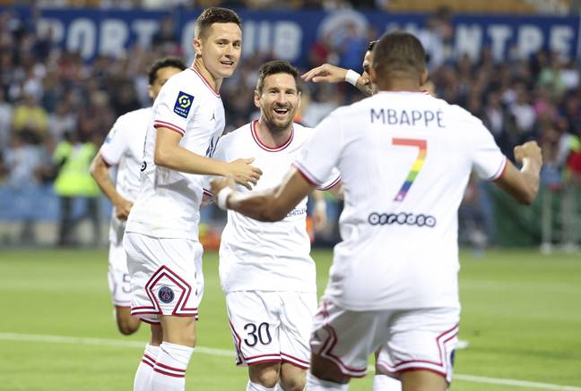 Lionel Messi scored twice as PSG beat Montpellier 4-0 (Image: PA)