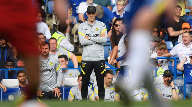 Chelsea Manager Thomas Tuchel during the Premier League match at Stamford Bridge. (Alamy)
