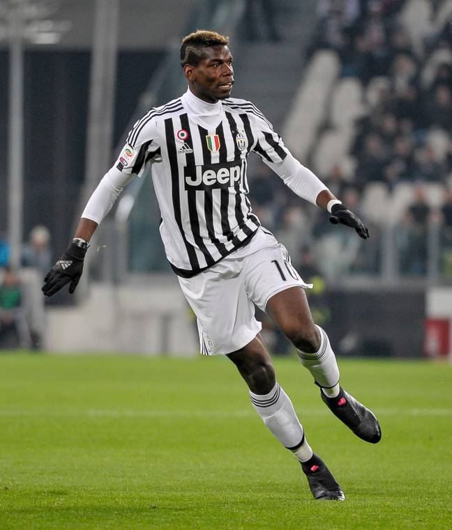 Pogba spent four years at Juventus before rejoining United in 2016 (Image: Alamy)