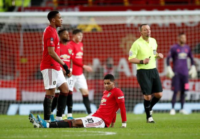 Marcus Rashford has dealt with a number of injuries at Manchester United since his rise from the academy.  (Alamy)