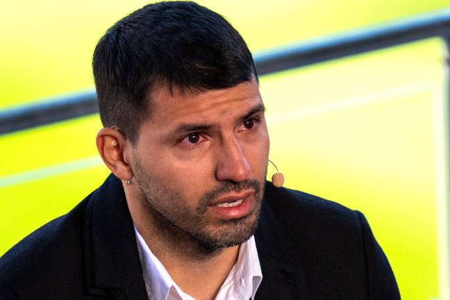 Aguero announced his retirement on Wednesday due to a heart condition (Image credit: PA)