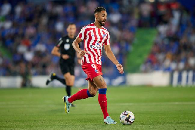 Cunha played for Atletico on Monday night. Image: Alamy
