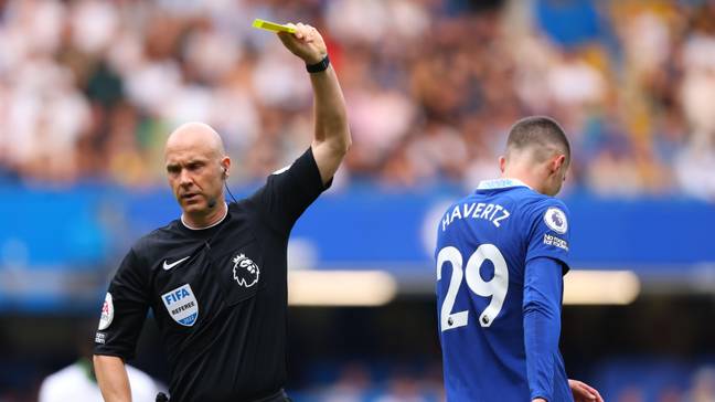 Anthony Taylor was a big talking point during Chelsea's match against Tottenham. (Alamy)