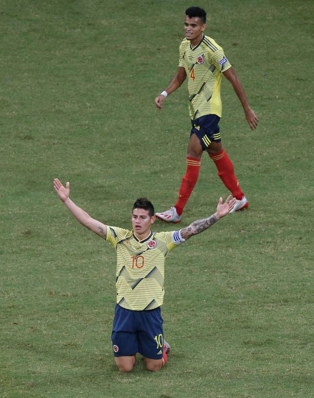 Rodriguez wants Liverpool to win the Champions League for his Colombia teammate Luis Diaz (Image: PA)