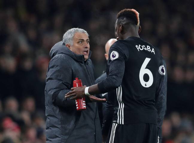 Things between Mourinho and Pogba broke down quickly. Image: Alamy
