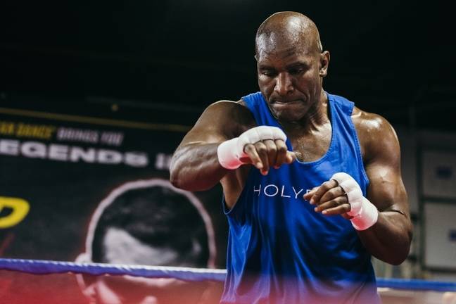 Evander Holyfield has admitted to taking a chance by returning to the boxing ring at the age of 58