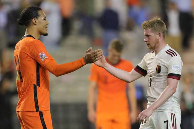 Van Djik and De Bruyne are known to be good friends off the pitch (Image: Alamy)