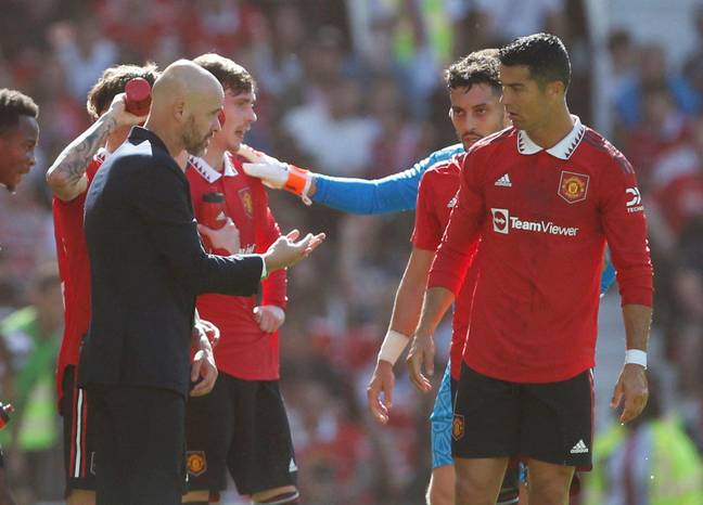 Ronaldo played the first half with Rayo.  Image: Alamy