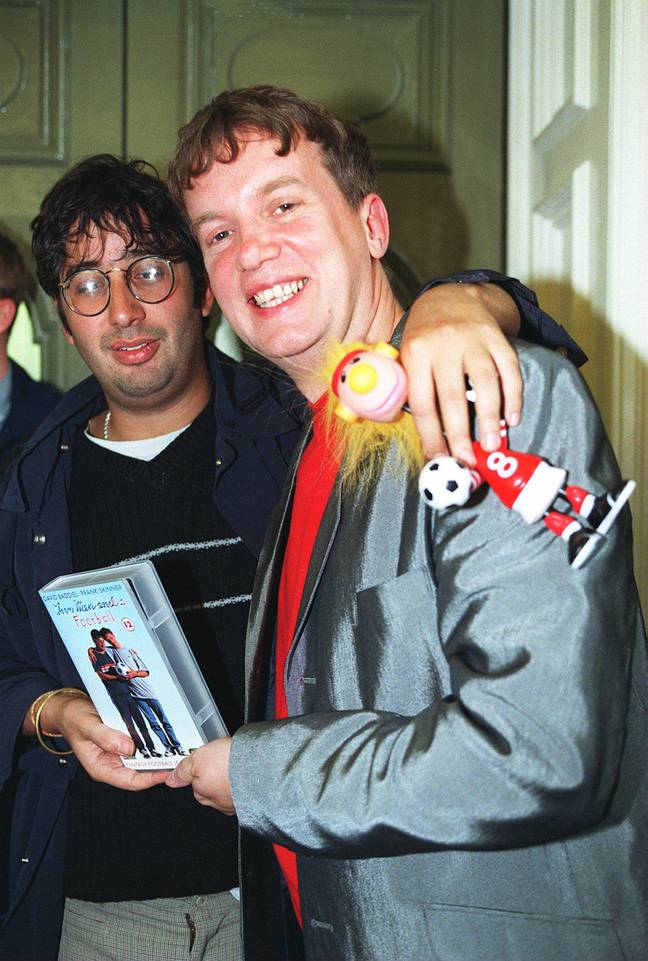 David Baddiel and Frank Skinner.  Credit: Alamy