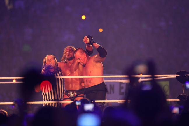 One of Undertaker's best moments at WrestleMania. Image: PA