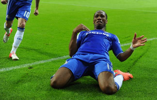 Drogba scored a late equaliser to send the match to extra-time (Image: PA)
