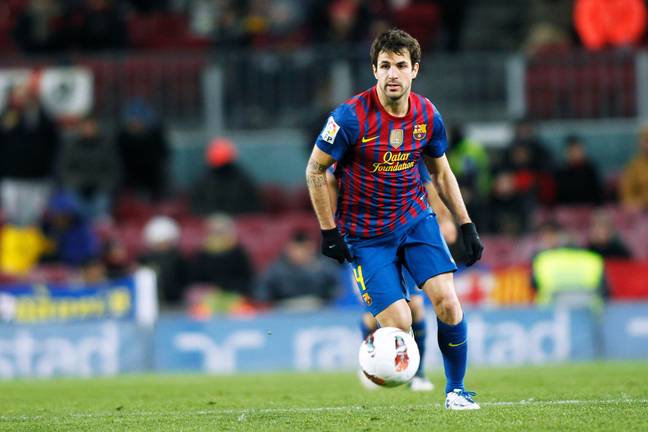 Cesc Fabregas in action for Barcelona in 2012. (Alamy)