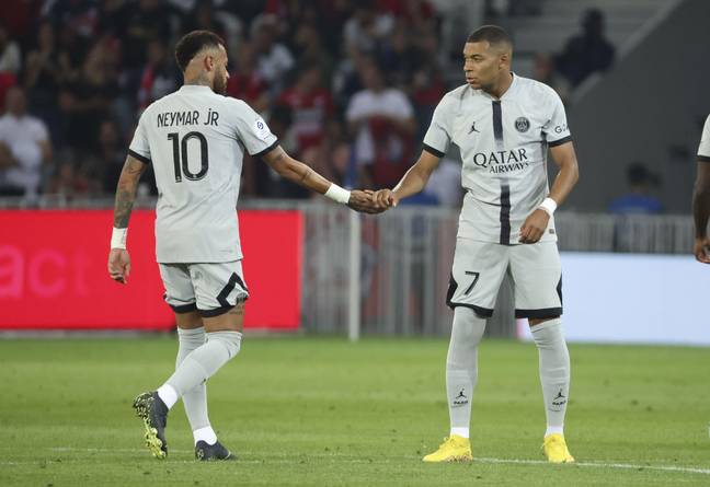 There is reportedly tension between Neymar and Kylian Mbappe (Image: Alamy)