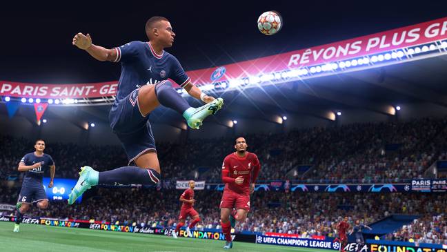 Kylian Mbappe is starring as the FIFA 22 cover star for the second year running