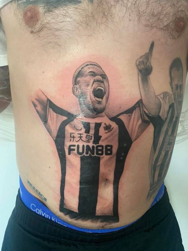 The tattoo in full. (Image Credit: Chronicle Live)