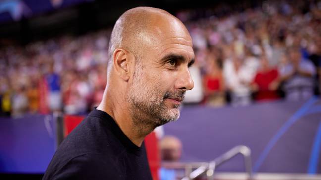 El técnico del Manchester City, Pep Guardiola.