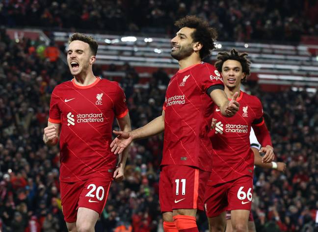 The likes of Mohamed Salah, Diogo Jota and Trent Alexander-Arnold make Liverpool's attack very quick. Image: PA Images