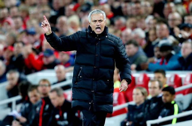 Jose Mourinho's United ground out a goalless draw at Anfield in 2016 (Image: Alamy)