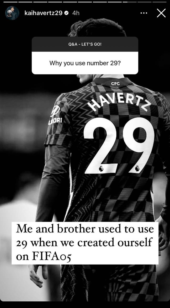 Image Credit: Instagram/@kaihavertz29