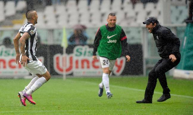 Conte a travaillé avec Vidal à la Juventus et à l'Inter.  Image : Images PA