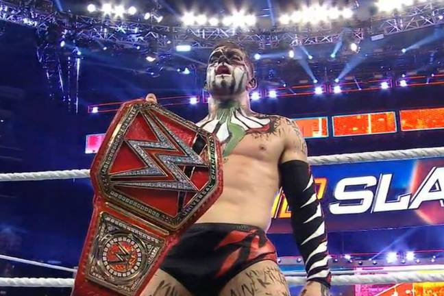 Balor won the Universal title as the Demon. Image: WWE.com
