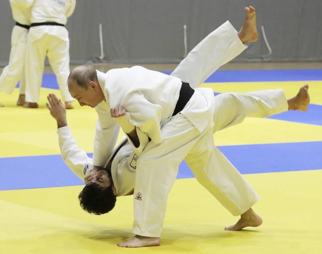 Putin has been suspended from his role with the International Judo Federation (Image: PA)