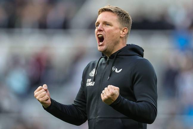 Eddie Howe believes Newcastle can one day be as big as Man United (Image: Alamy)