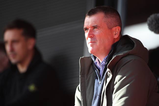 Keane watches a game at Salford City.